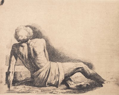 Liegender Mann von Frans Schwartz
