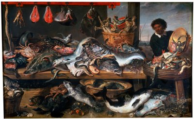 Ein Fischgeschäft, 17. Jahrhundert von Frans Snyders or Snijders