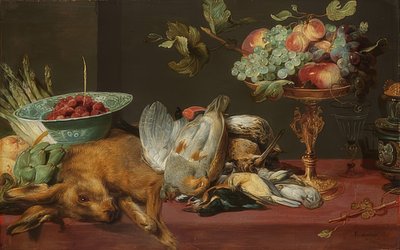 Stillleben mit Kleinwild und Früchten von Frans Snyders or Snijders