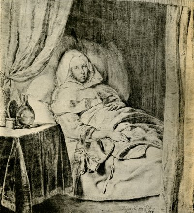 Die kranke Frau von Frans van Mieris