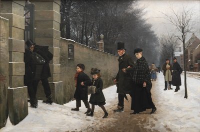 Eine Beerdigung von Frants Henningsen