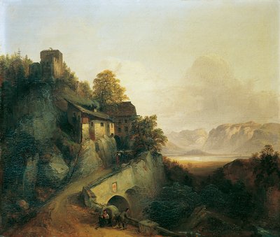 Gebirgsstraße in Tirol von Franz Barbarini
