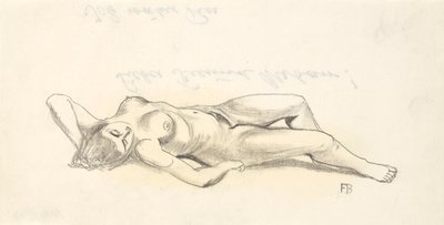 Liegender Frauenakt von Franz Barwig d. Ä.