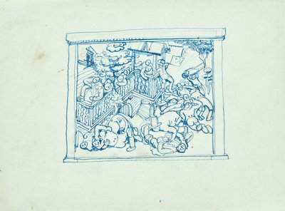 Raufende Bauern von Franz Barwig d. Ä.