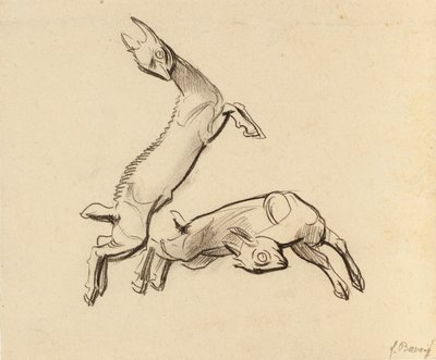 Springende Zicklein von Franz Barwig d. Ä.