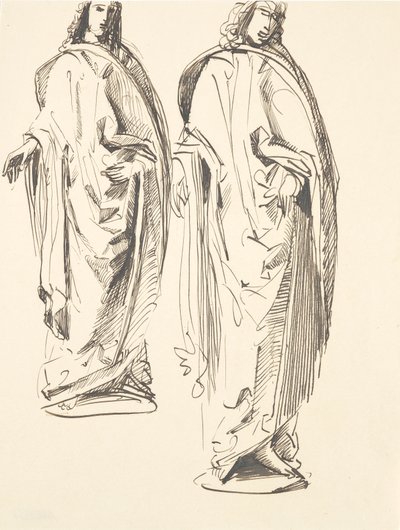 Zwei Entwürfe zum Hl. Johannes von Franz Barwig d. Ä.