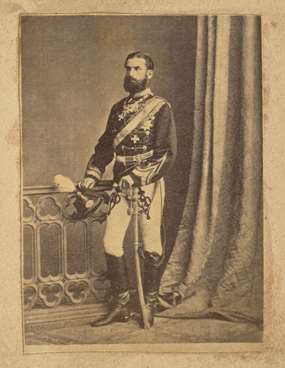 Porträt von Carol I. von Rumänien von Franz Duschek