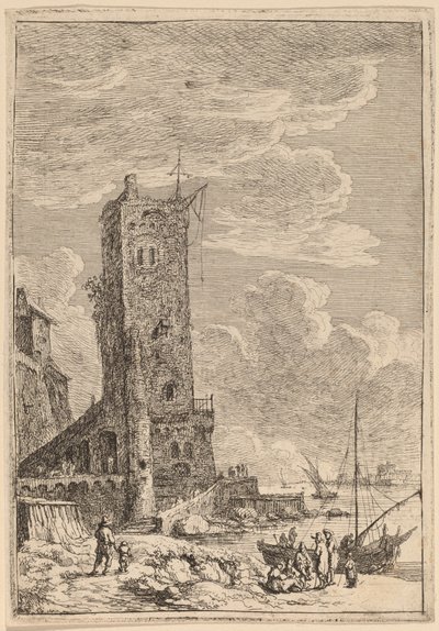 Hafen von Livorno von Franz Edmund Weirotter
