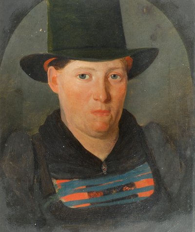 Porträt einer Bäuerin von Franz Gasser