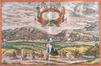 Ansicht von Granada, Spanien (Radierung) von Franz Hogenberg