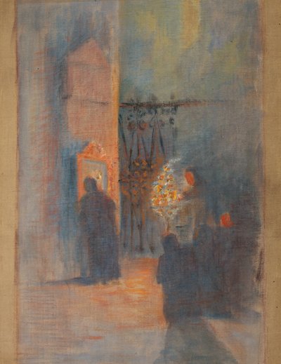 Andacht in der Kirche von Franz Jaschke