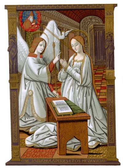 Die Verkündigung, ca. 1503, 1870 von Franz Kellerhoven