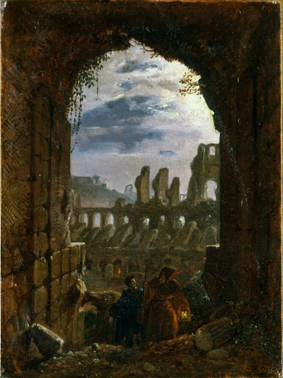 Das Kolosseum bei Mondlicht, ca. 1826-30 von Franz Ludwig Catel
