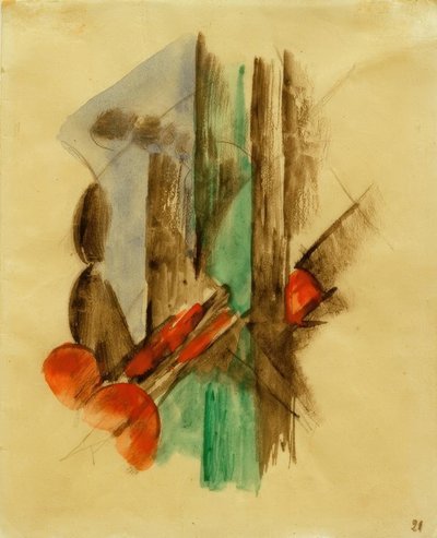 Abstrakte Komposition von Franz Marc