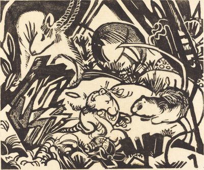 Tierlegende von Franz Marc
