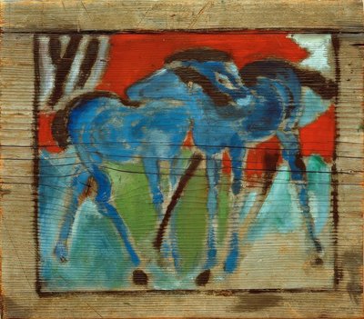 Blaue Fohlen von Franz Marc