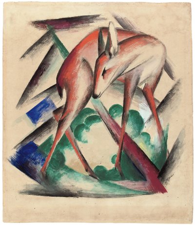 Hirsche, 1912 von Franz Marc