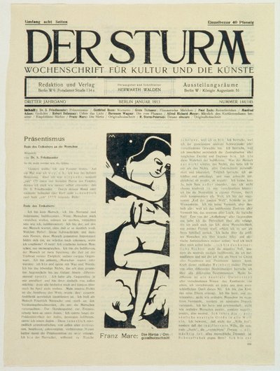 Die Hirtin von Franz Marc