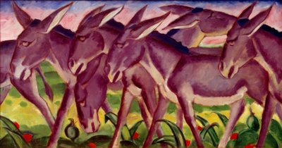 Eselsfries von Franz Marc
