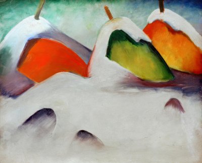 Hocken im Schnee von Franz Marc