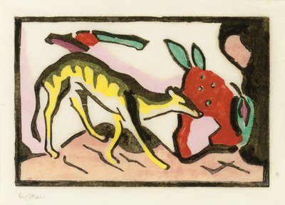Mythisches Tier von Franz Marc