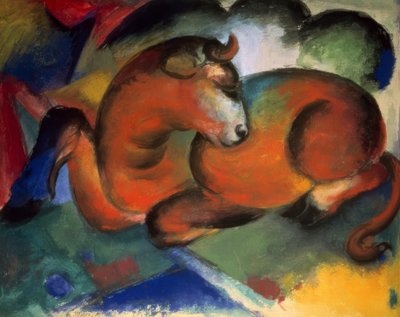 Roter Stier von Franz Marc