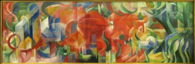 Spielende Formen von Franz Marc