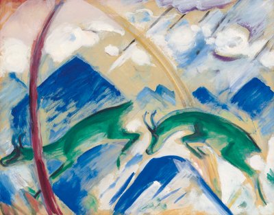 Die Gämse, 1911 von Franz Marc