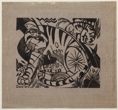 Tiger von Franz Marc