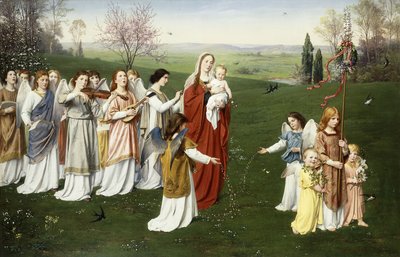 Eine Mai-Prozession von Franz Muller