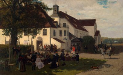 Die Schloßwirtschaft in Alt-Schleißheim von Franz Quaglio