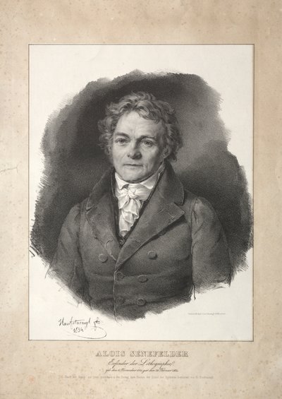 Aloys Senefelder von Franz Seraph Hanfstaengl
