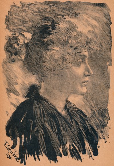 Skizze von F. Skarbina, 1896, 1898 von Franz Skarbina