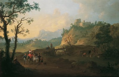 Italienische Landschaft von Franz de Paula Ferg