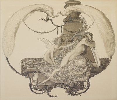 Entwurf für ein Exlibris von Franz von Bayros