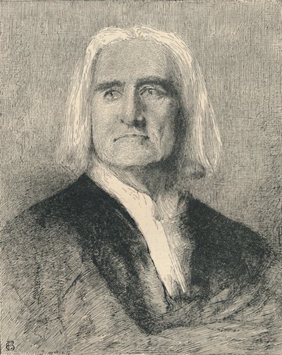 Franz Liszt, ca. 1880 von Franz von Lenbach