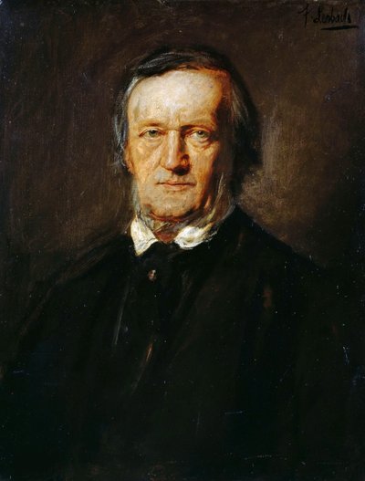 Porträt von Richard Wagner 1813-1883 von Franz von Lenbach