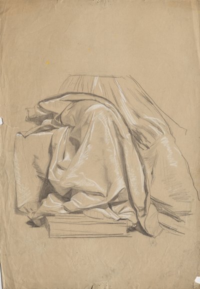 Draperiestudie von Franz von Matsch