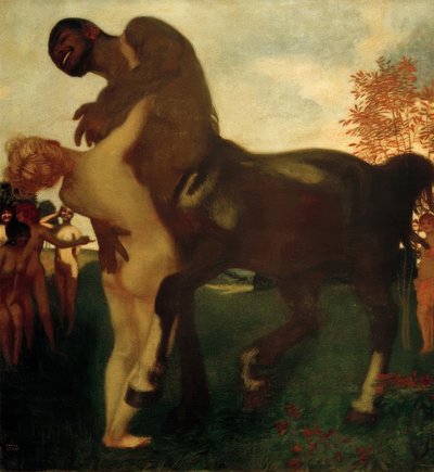 Zentaur und Nymphe von Franz von Stuck