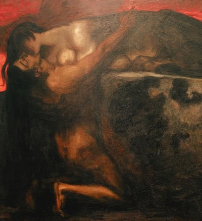 Der Kuss der Sphinx von Franz von Stuck