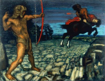 Herkules und Nessos von Franz von Stuck