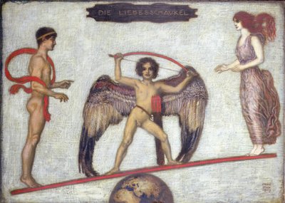 Die Liebesschaukel von Franz von Stuck