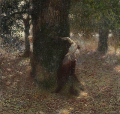 Die Neckerei, 1889 von Franz von Stuck