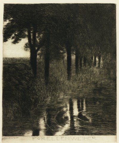 Der Forellenteich von Franz von Stuck