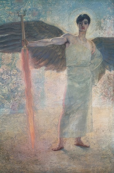 Wächter des Paradieses von Franz von Stuck
