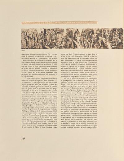 Westfries des Parthenon von Frédéric Boissonnas