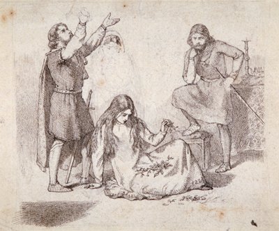Eine mittelalterliche Szene, 19. Jahrhundert von Fred Walker