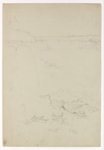 Niagarafälle von der amerikanischen Seite von Frederic Edwin Church