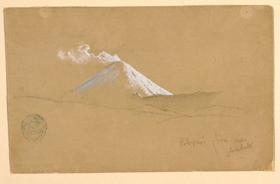 Cotopaxi von nahe Ambato, Ecuador von Frederic Edwin Church