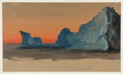 Eisberge um Mitternacht, Labrador von Frederic Edwin Church